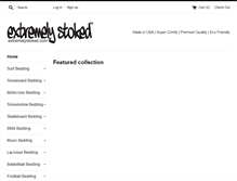 Tablet Screenshot of extremelystoked.com